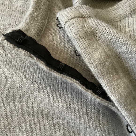 Real light grey crop cardigan - Picture 4 of 11